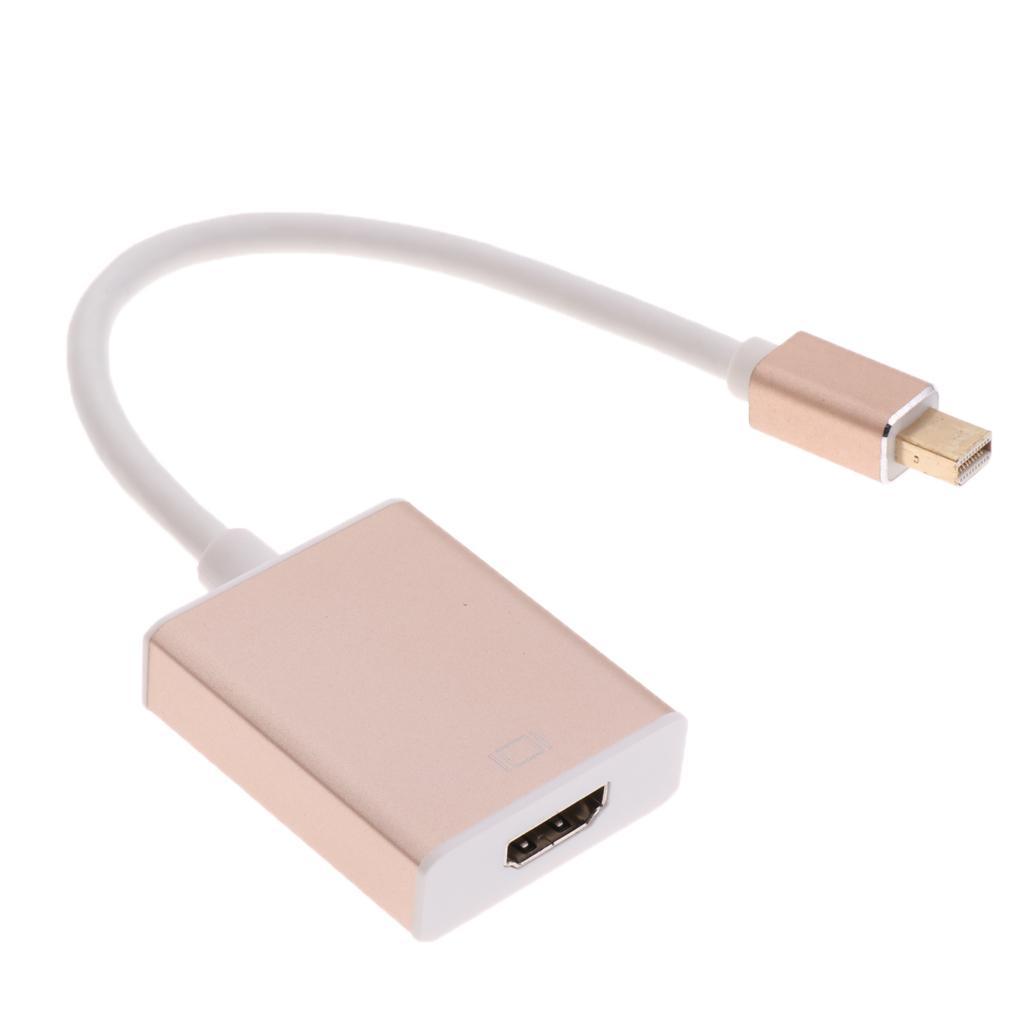 Mini Display Port DP Male To Female HDMI HD Adapter Converter Cable 4Kx2K