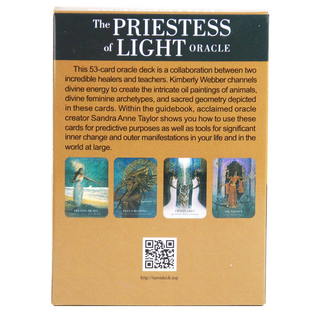 Bộ Bài Priestess of Light Oracle 53 Lá Bài Khai Sáng Phần Tính Nữ Trong Bạn