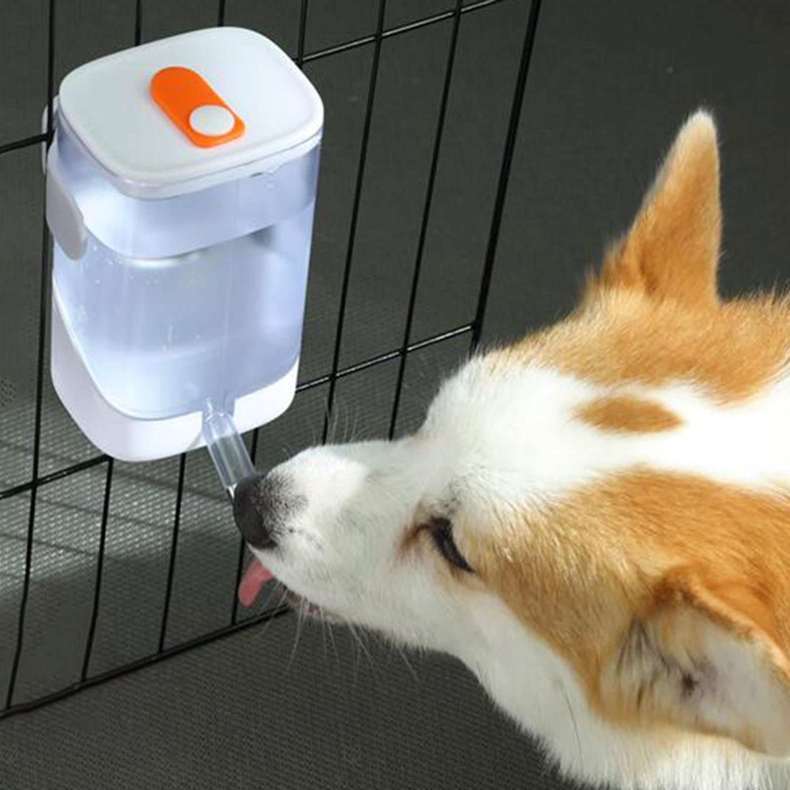 Feeding Dispenser Container Hanging Pet Cage Automatic Feeder for Puppy Kitten Hamster