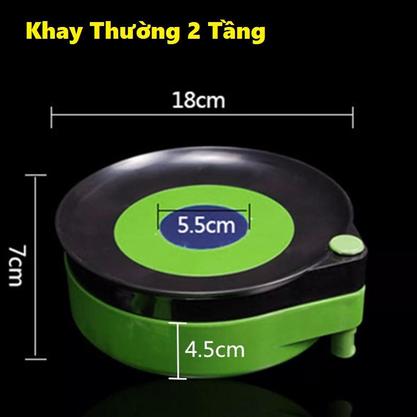 Khay Đựng Mồi Câu Cá,Câu Đài,Câu Đơn Tặng Đầy Đủ Phụ Kiện HPK4 -Sanami Fihsing