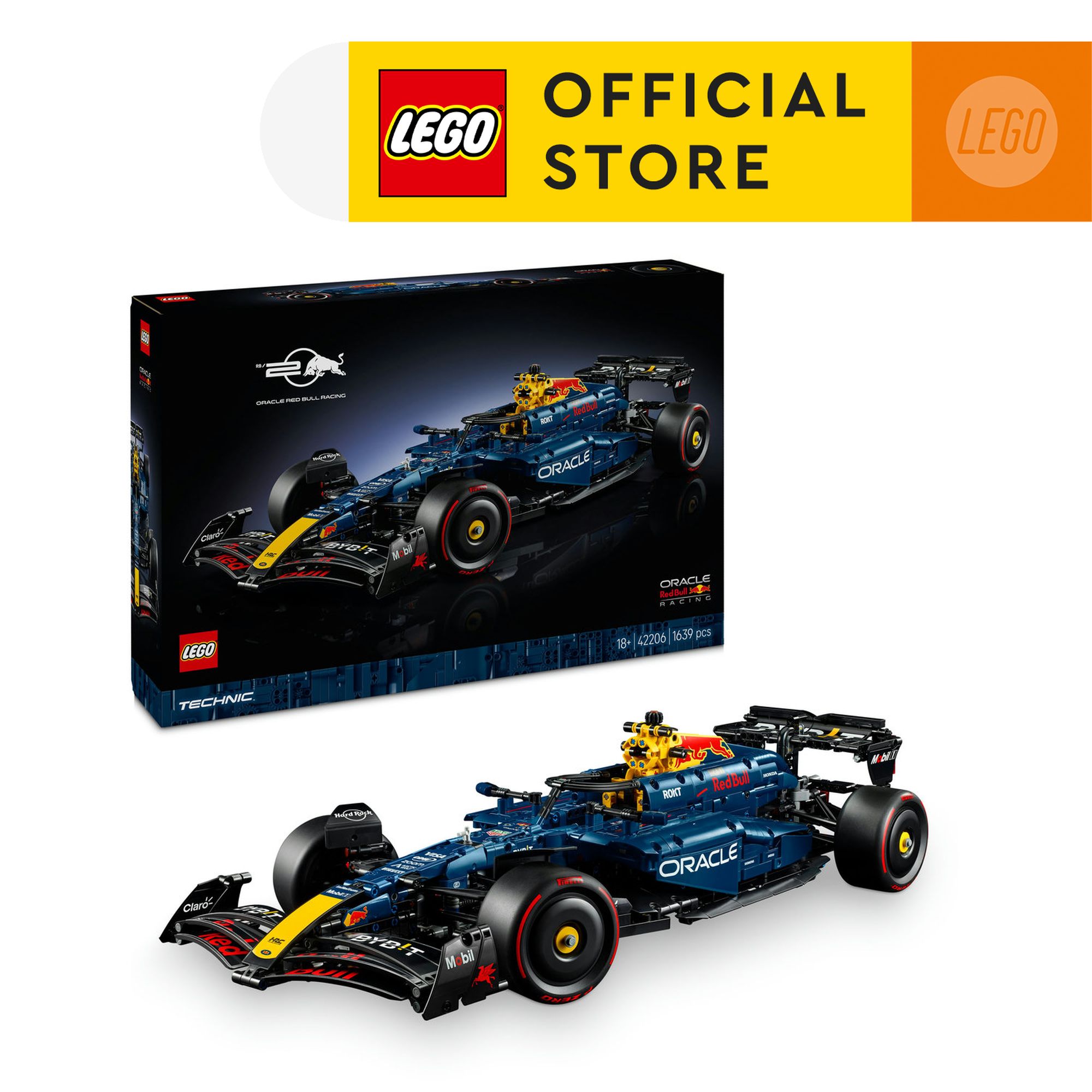 LEGO TECHNIC 42206 Đồ Chơi Lắp Ráp Siêu Xe Oracle Red Bull Racing RB20 (1639 chi tiết)