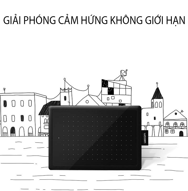 Bảng Vẽ Điện Tử Chuyên Dùng Thiết Kế Đồ Họa Wacom CTL-472/K1F - Hàng Nhập Khẩu