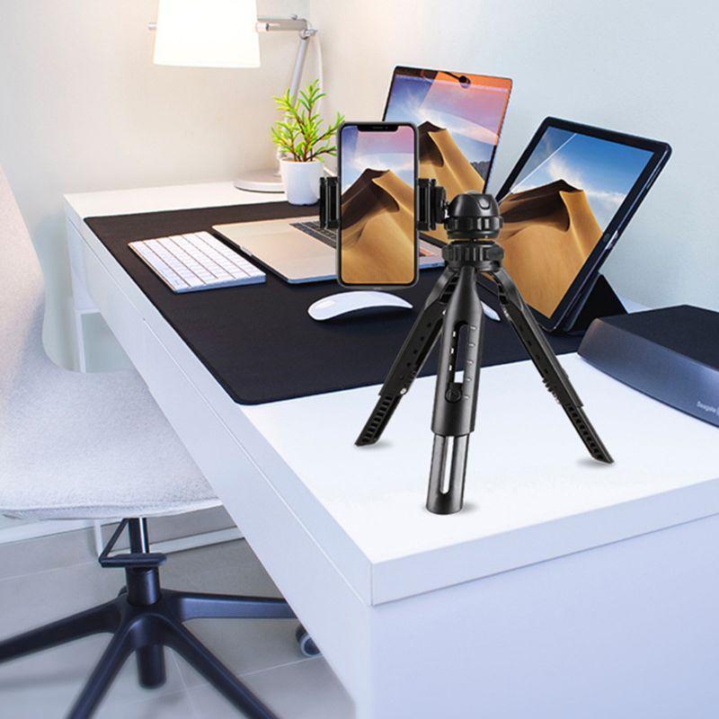 Giá Đỡ Ba Chân Mini Xoay 360 Độ Chống Sốc Có Thể Gập Lại Cho Xe Hơi