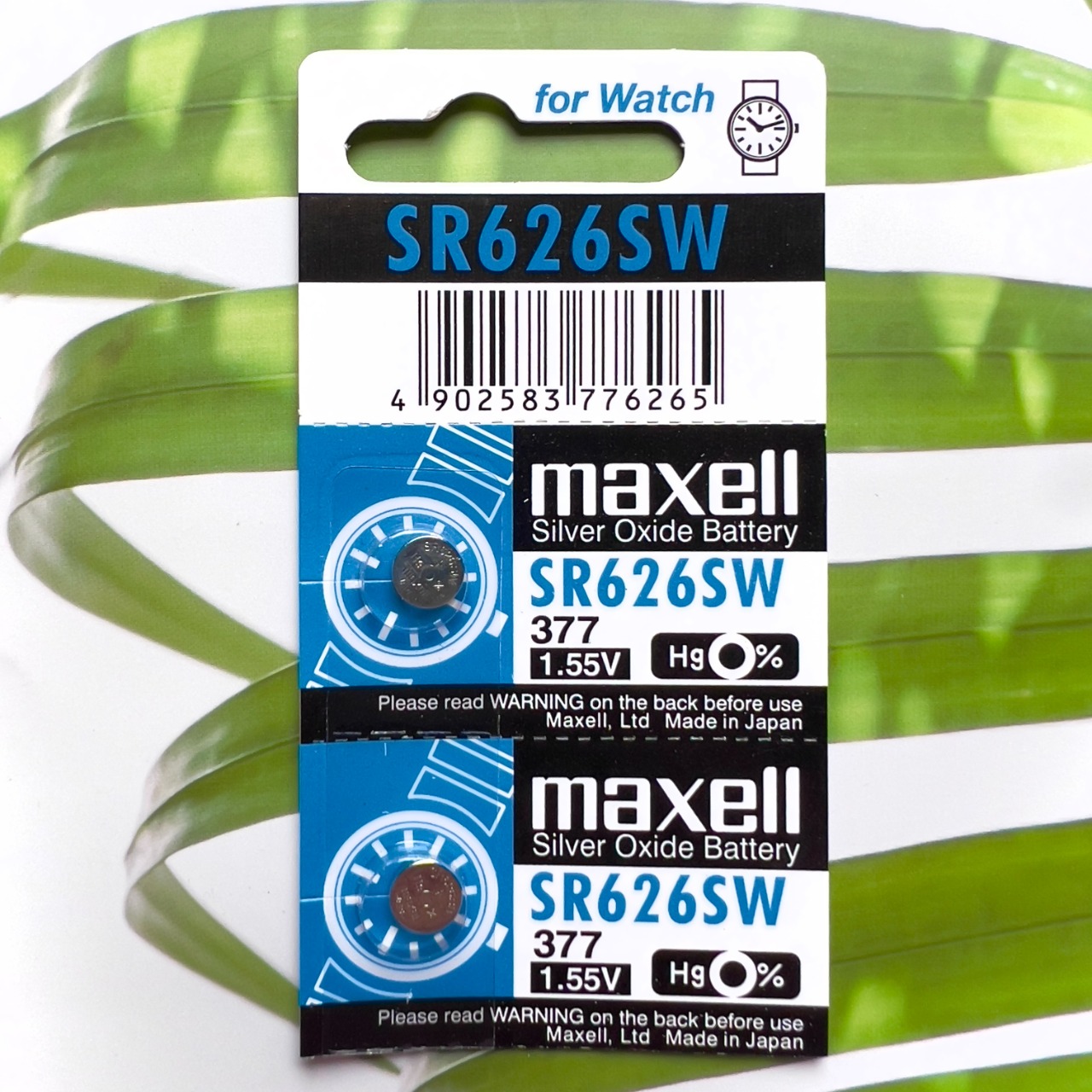 Pin Maxell Nhật Bản SR626SW / 377 / G4 (Viên Lẻ) Hàng Chính Hãng Made in Japan