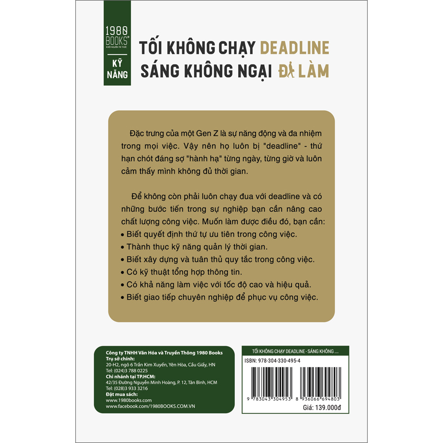 Tối Không Chạy Deadline, Sáng Không Ngại Đi Làm