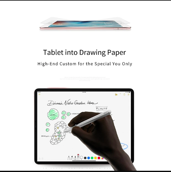 Dán màn hình iPad Paper-like dành cho iPad Gen 10 10.9inch 2022 hiệu Wiwu chống vân tay cho cảm giác vẽ như trên giấy - Hàng Chính Hãng