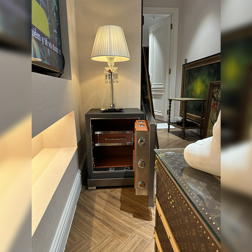 Két sắt điện tử thông minh vân tay, mã số ảo. Thương hiệu Hà Lan cao cấp Philips SBX701-6B0. Hàng nhập khẩu