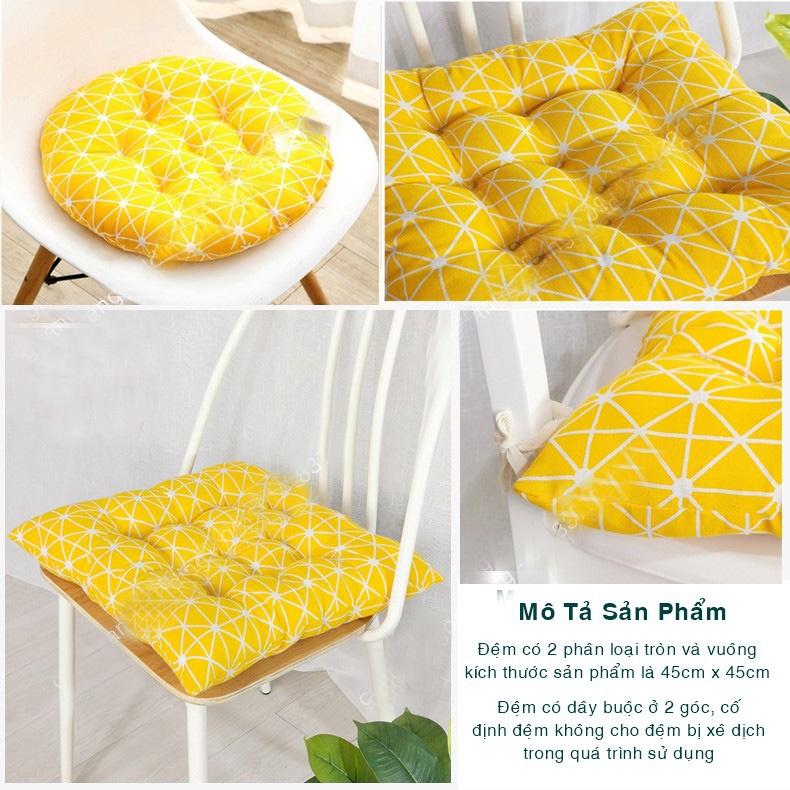 Nệm Ngồi Bệt, Đệm Ghế Văn Phòng, Ghế Café Trang Trí - Padded Seat Cushion