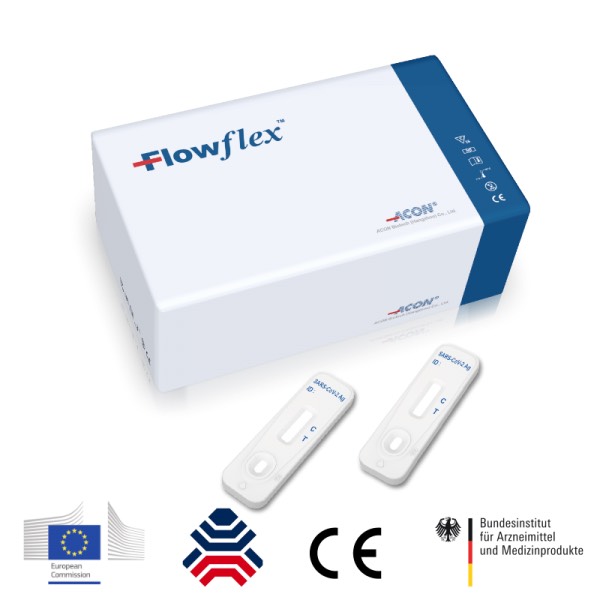 Dụng cụ xét nghiệm nhanh Test Kit COVID-19 Flowflex (Hộp 25 bộ kit) - Hàng chính hãng