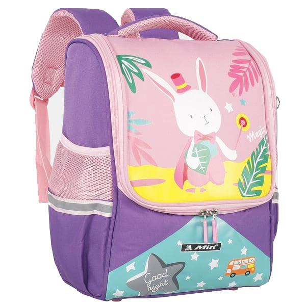 Cặp Học Sinh Chống Gù Bé Gái Size S - Magic Rabbit - Miti C11075S-RAB-PUR-PIN.L - Màu Hồng