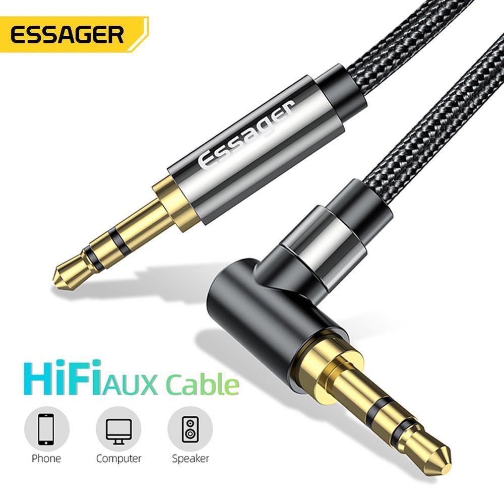 Dây cáp tai nghe Essager AUX giắc cắm 3.5mm HiFi cho loa/ tai nghe/ laptop