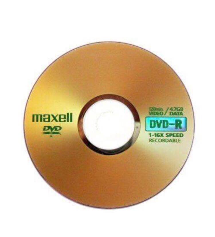 Đĩa DVD Trắng Maxell - Hộp 10 cái - Hàng Nhập Khẩu