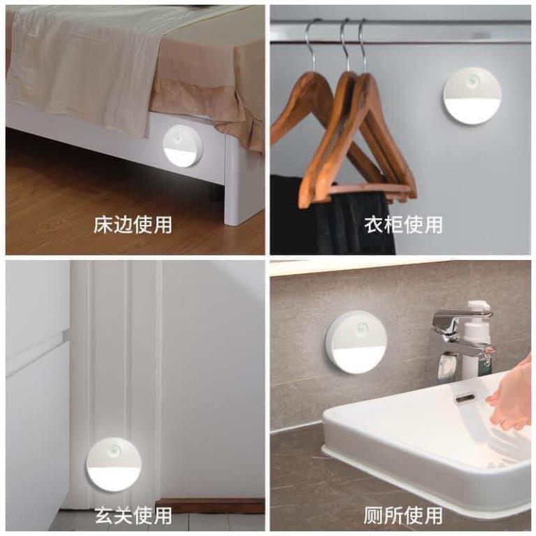 Đèn LED Cảm Ứng Sử Dụng Pin Tự Động Phát Sáng Khi Có Người Di Chuyển