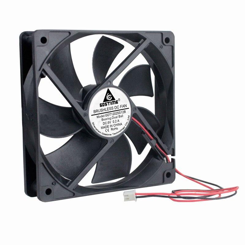 1 Pieces Gdstime 11mm x 11mm DC 1V Ball Bearing 11x11x11mm Computer PC Case Cooler Motor Cooling Fan 11cm 1111B 1Pin 0.1A