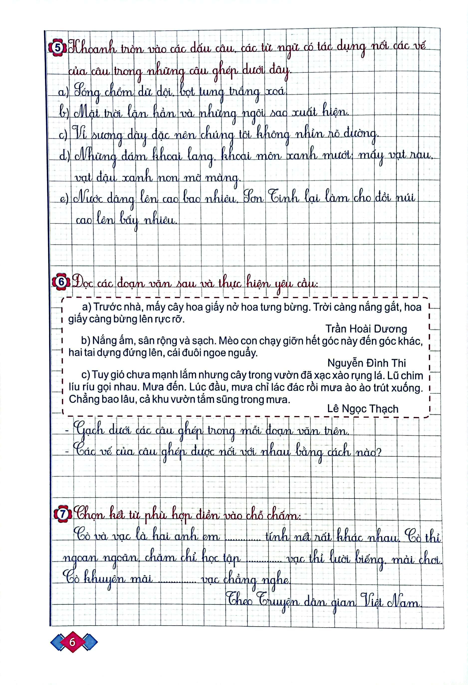 Sách - Vở Ô Li Bài Tập Tiếng Việt Lớp 5 - Tập 2 (Chân Trời)