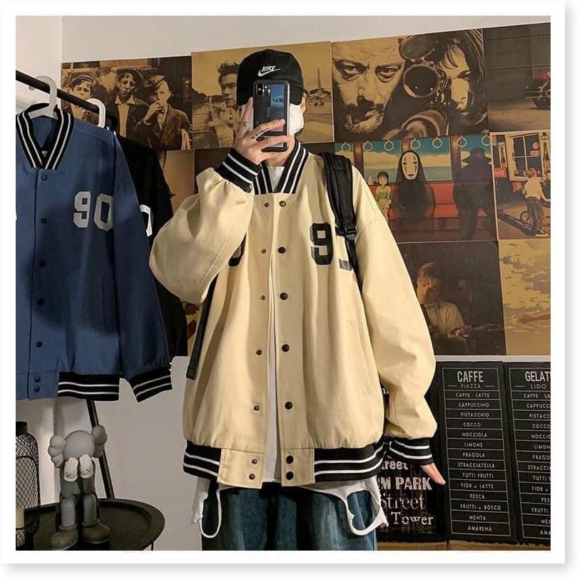 ÁO KHOÁC DÙ NAM BOMBER NAM FORM RỘNG