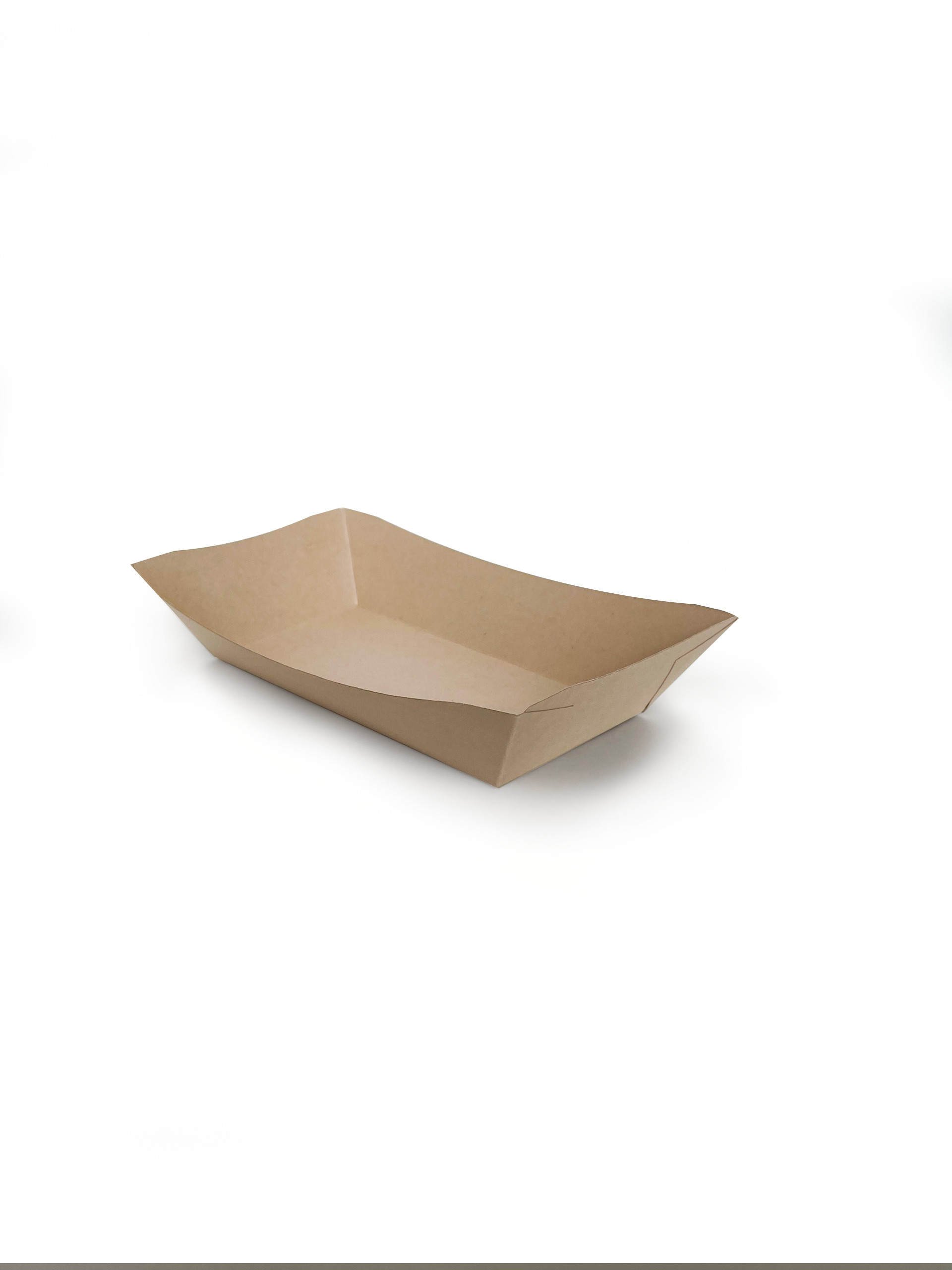 Khay giấy đựng thức ăn - Gói 50 khay giấy trơn