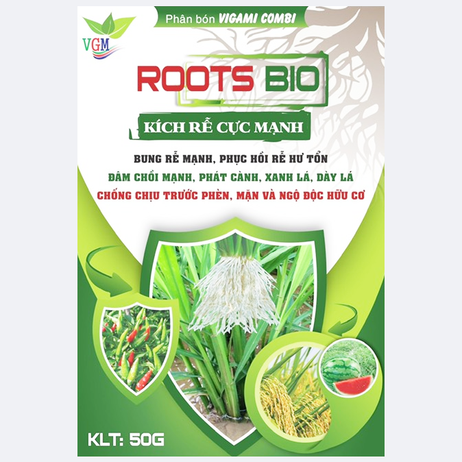 Phân bón VIGAMI COMBI ROOTS BIO 50G
