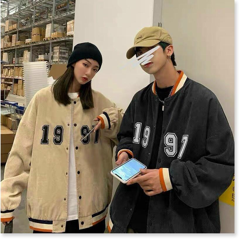 ÁO KHOÁC NHUNG NAM NỮ 1997 BOMBER UNISEX CHẤT LIỆU THOÁNG MÁT CHO MÙA HÈ KHÁNH AN FASHION