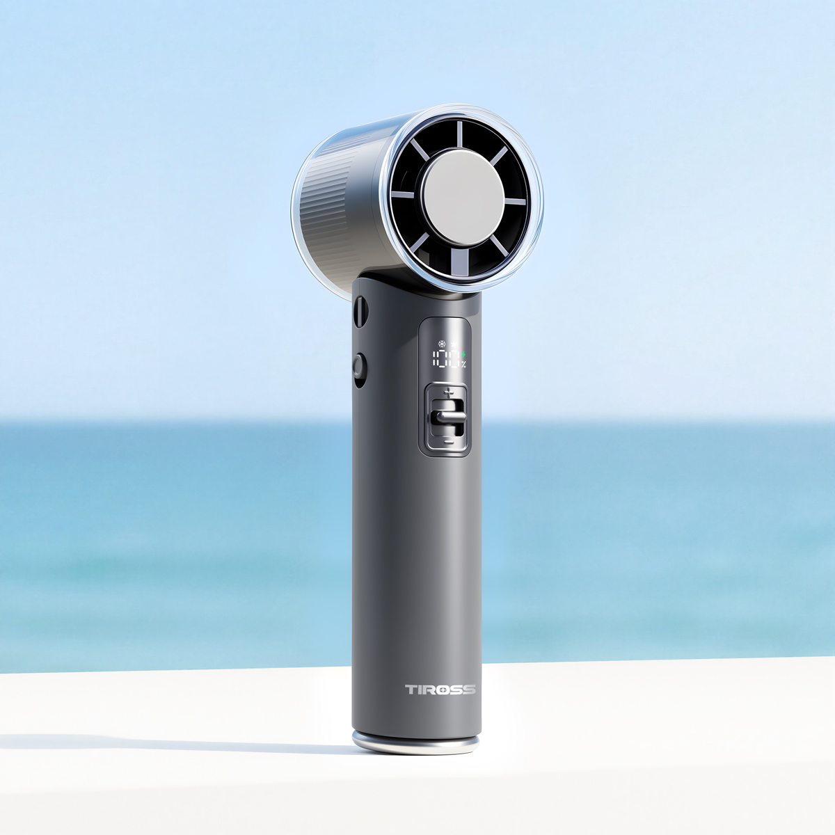 Quạt tích điện cầm tay USB TIROSS 5W, 3000mAh TS3431 - Hàng chính hãng
