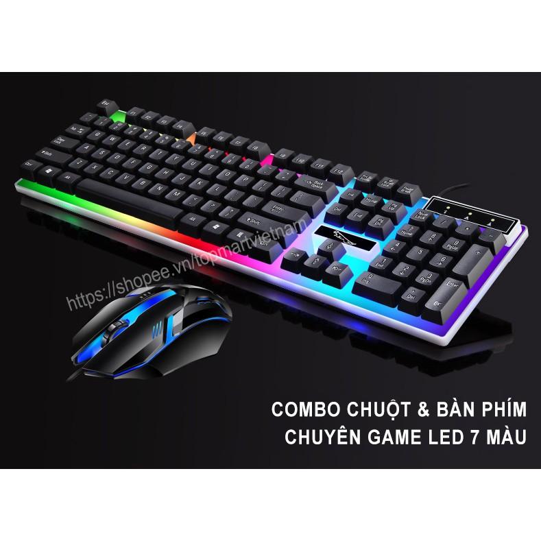 Chuột, Bàn phím giả cơ chuyên game cao cấp g21 led 7 màu