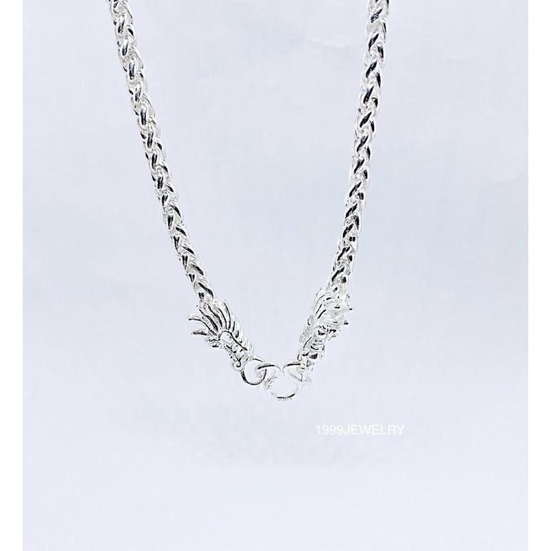 Dây chuyền bạc nguyên chất cá tính, mạnh mẽ dành cho nam.