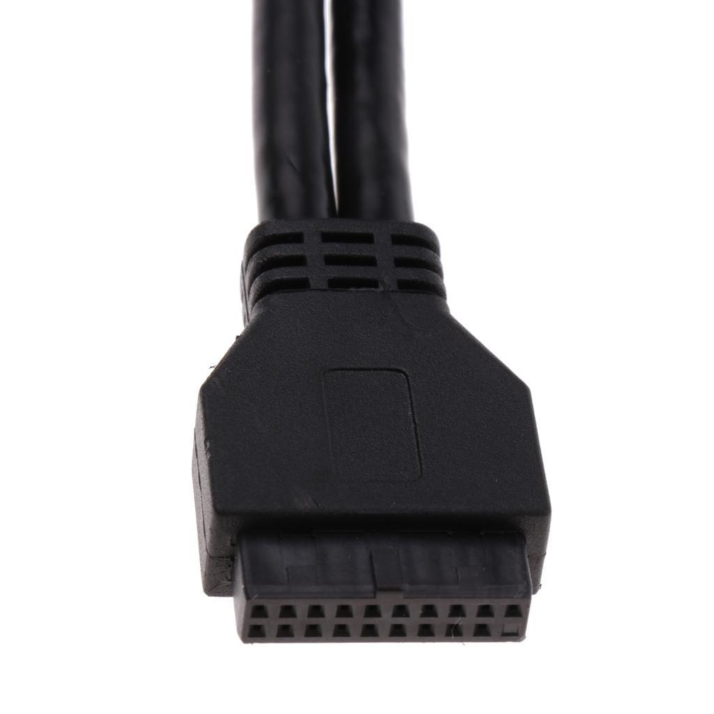 USB Front Panel Hub Dual USB2.0+USB3.0 with 1 HD Audio Output /1 Mic Input