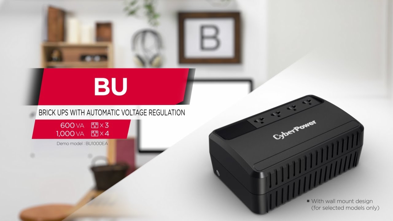 Bộ lưu điện CyberPower BU600E - Hàng Chính Hãng
