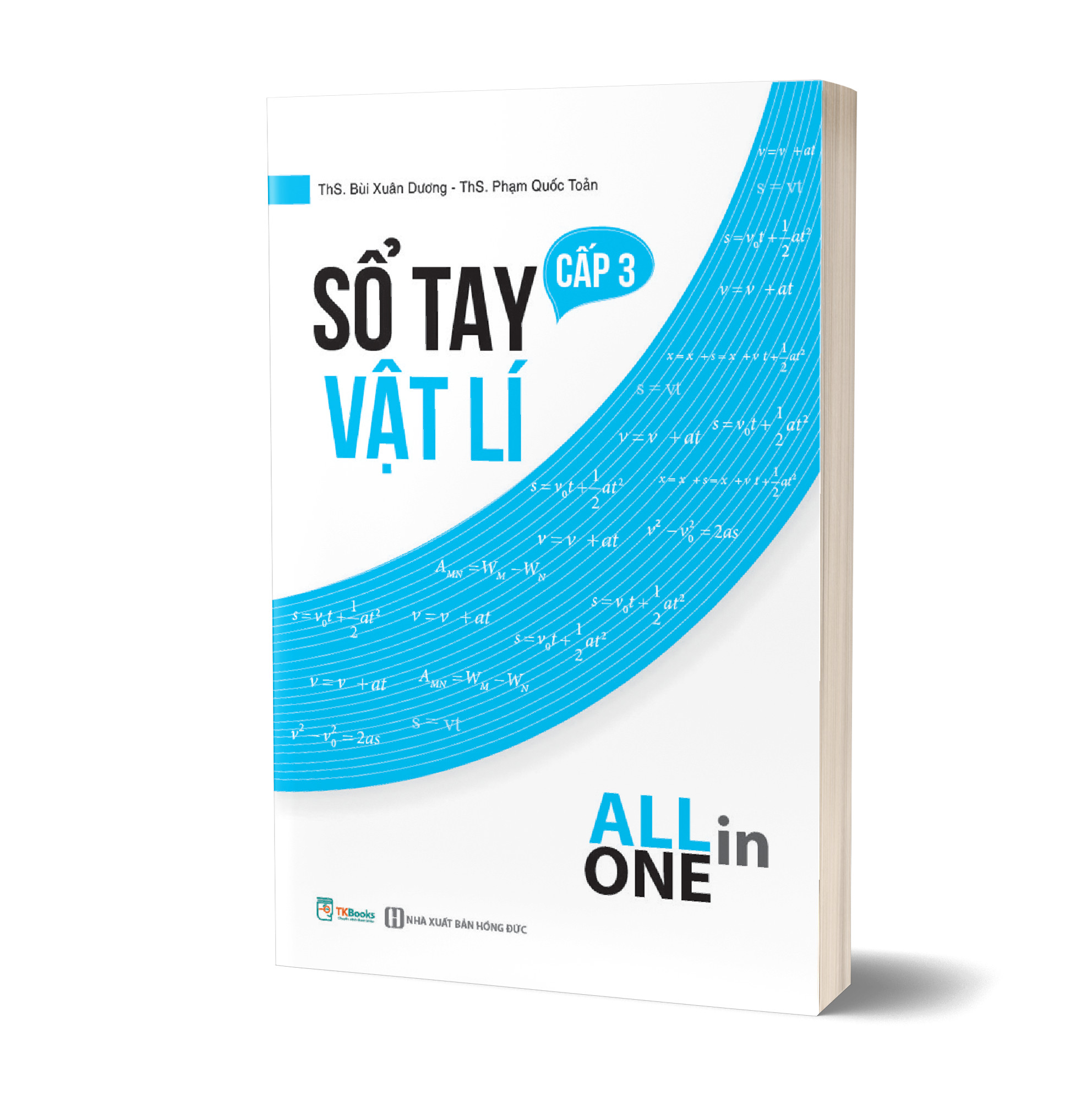 Sách Sổ Tay Vật Lý Cấp 3 – All In One - BẢN QUYỀN