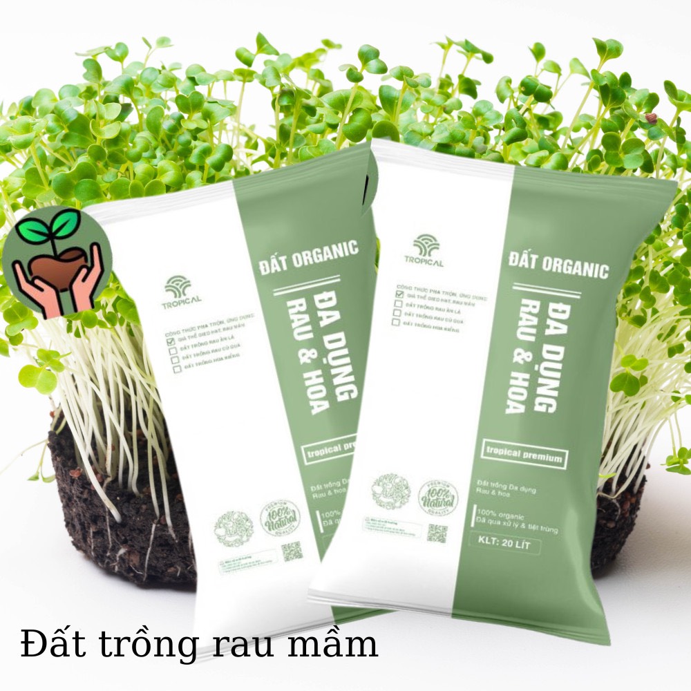 Giá thể trồng rau mầm Tropical Premium