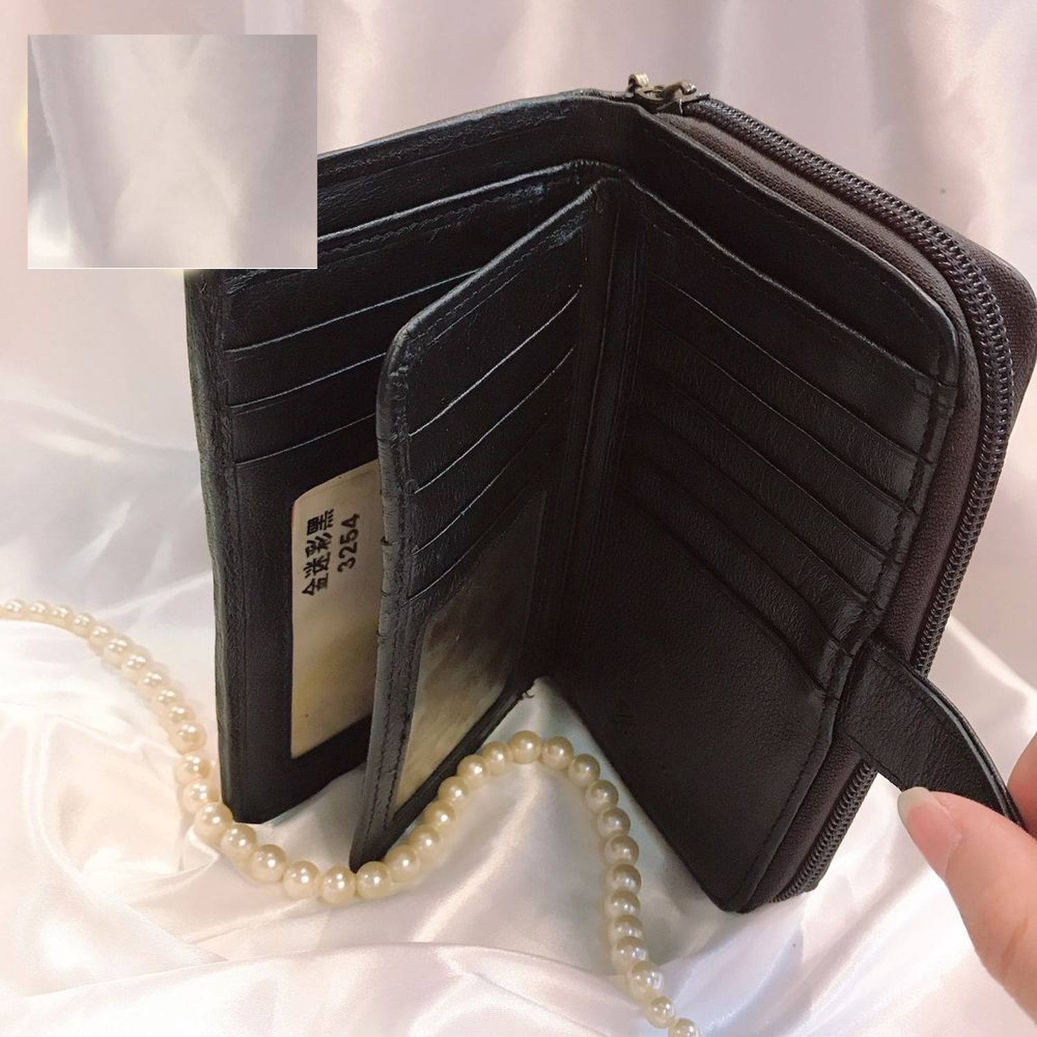 Bóp ví tiền cầm tay nữ thêu gấu -  DD84C3254