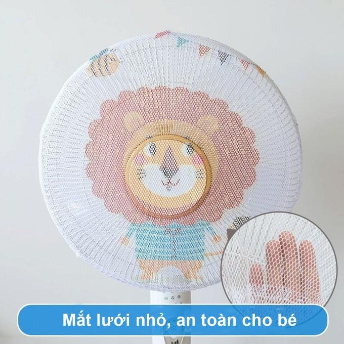 Lưới vải bọc quạt giữ an toàn cho bé