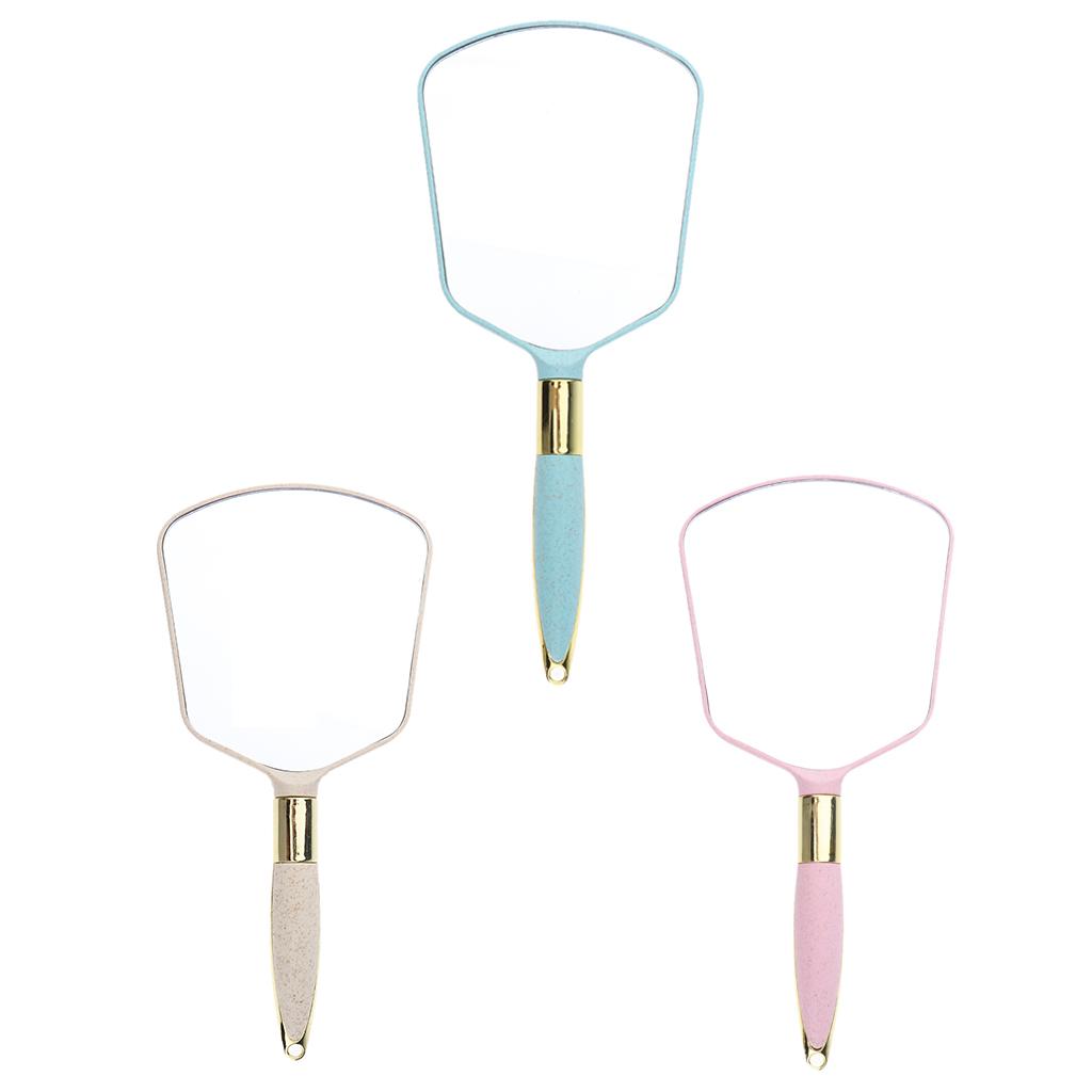 Plastic Handheld Makeup Cosmetic Mirrors for Vanity Home Salon Travel