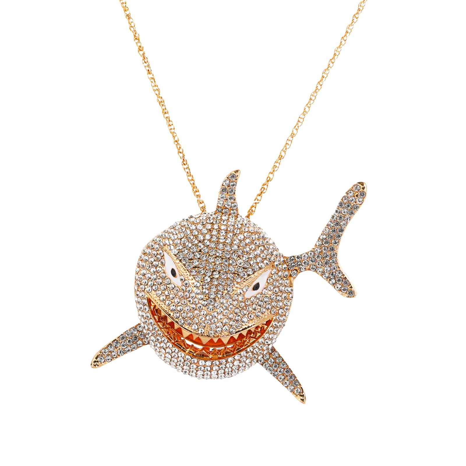 Hip Hop Large Pendant Necklace Punk Animal Fashion for Men Women