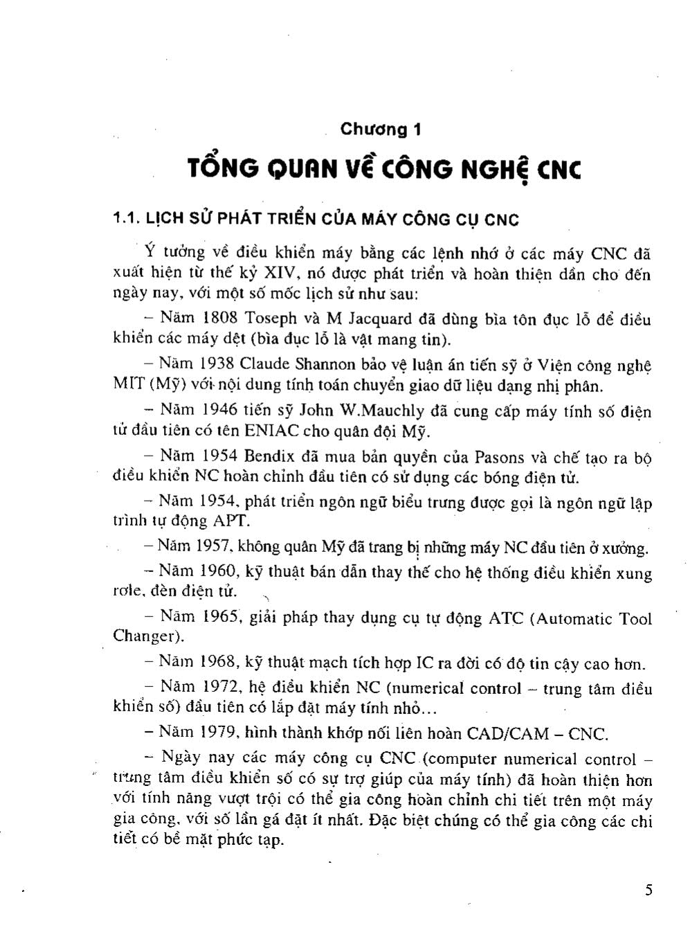 Giáo trình công nghệ CNC (Dùng cho các trường ĐT hệ TCCN và dạy nghề)