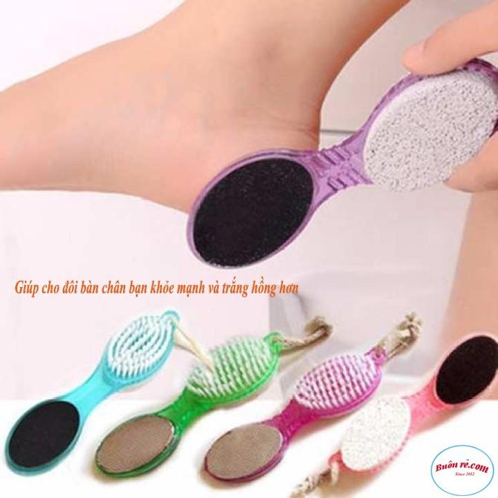 Combo 2 Dụng Cụ Chà Gót Chân 4in1 Vệ Sinh Chân Tay 00644