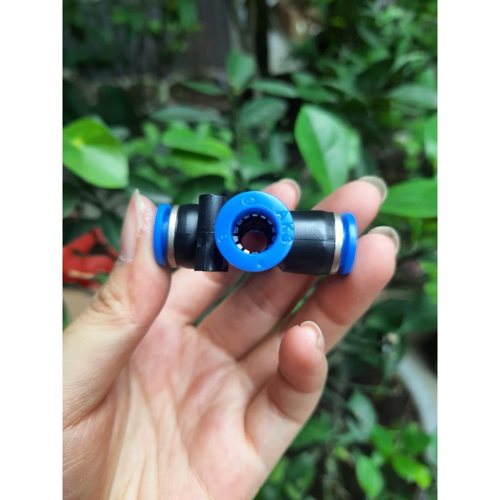 Combo 10 Cut chữ thập nối ống plastic dùng cho ống 8mm trong hệ thống phun sương