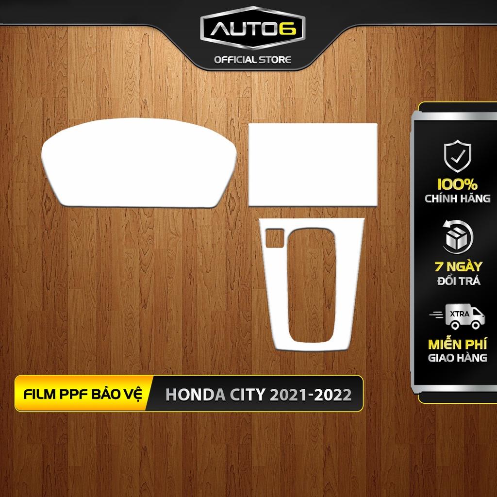 HONDA CITY 2021 - 2023: Phim PPF dán hộp số - AUTO6 <Made in Việt Nam> chống xước, che phủ các vết xước cũ hiệu quả...