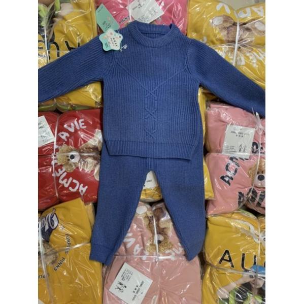 Bộ len qccc cho bé trai bé gái