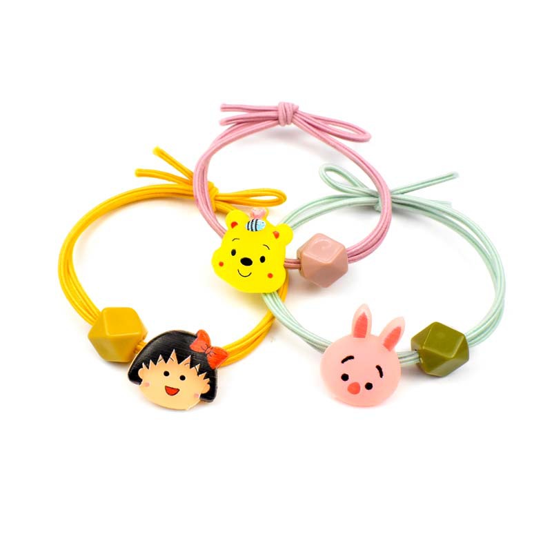 Set 5 dây buộc tóc hình thú ngộ nghĩnh - giao hình ngẫu nhiên