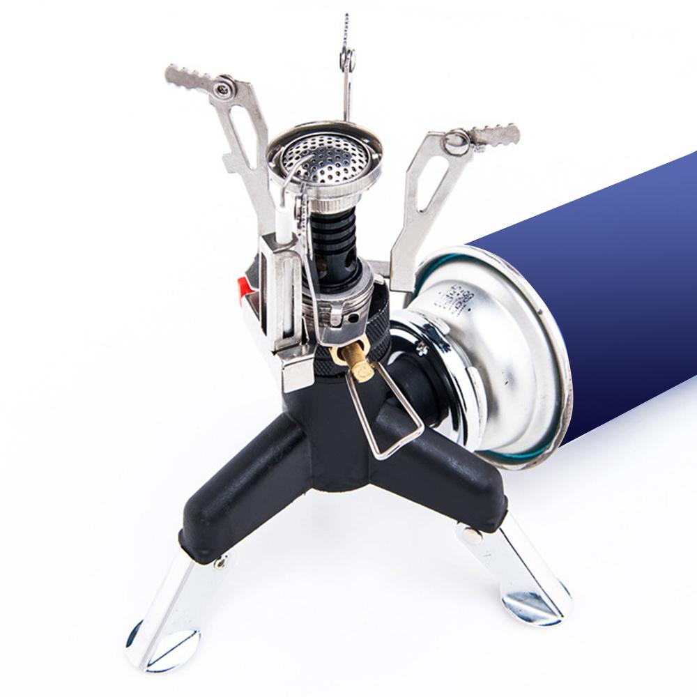 Giá đỡ 3 chân có đầu chuyển để làm bếp ga mini, đi cắm trại, dã ngoại, có thể gấp gọn tiện lợi