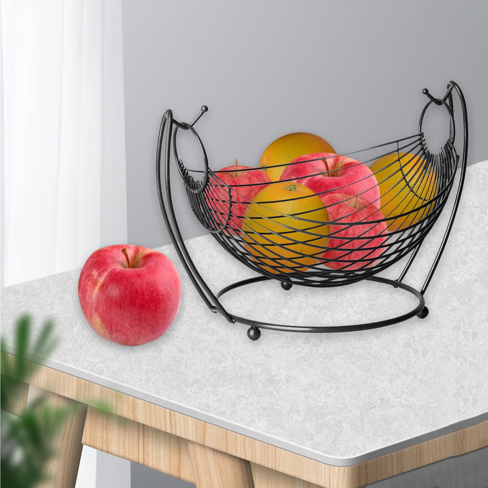 Decorative Kitchen Vegetable Organizer Fruit Storage Rack Basket