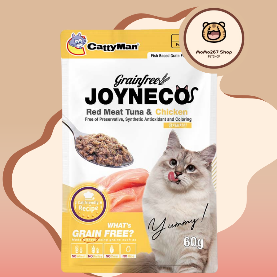 Pate cho mèo CATTYMAN JOYNECO 70g nhiều hương vị - Cá ngừ &amp; Gà