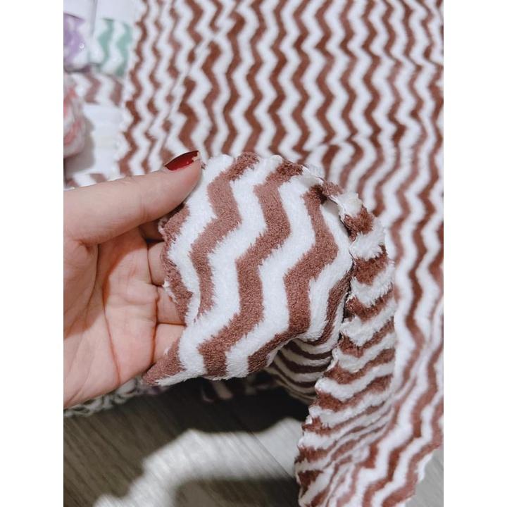 Combo 5 khăn mặt xuất hàn siêu mềm mịn size 30x50cm