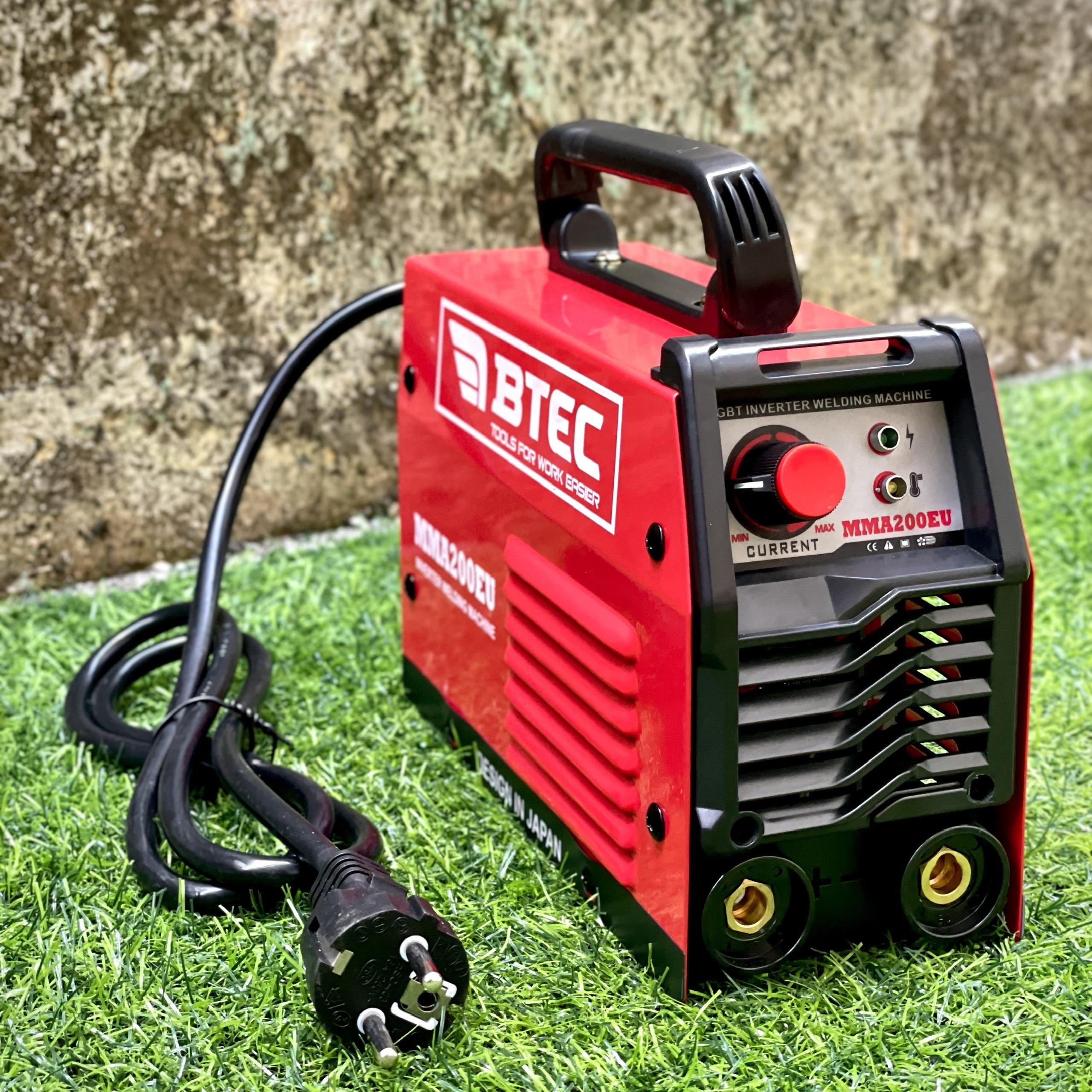 MÁY HÀN QUE 2.5MM-3.2MM 200A BTEC MMA-200EU- HÀNG CHÍNH HÃNG