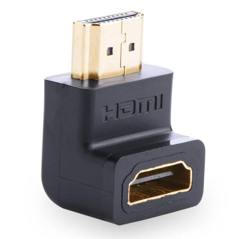 Đầu nối HDMI Ugreen 20109 đầu bẻ góc chính hãng - Hàng Chính Hãng