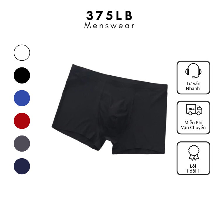 Quần Lót Nam Boxer- Quần sịp đùi Nam chất Thun Lạnh đúc xu Cao Cấp, mặc thoải mái, không bí, thấm hút mồ hôi