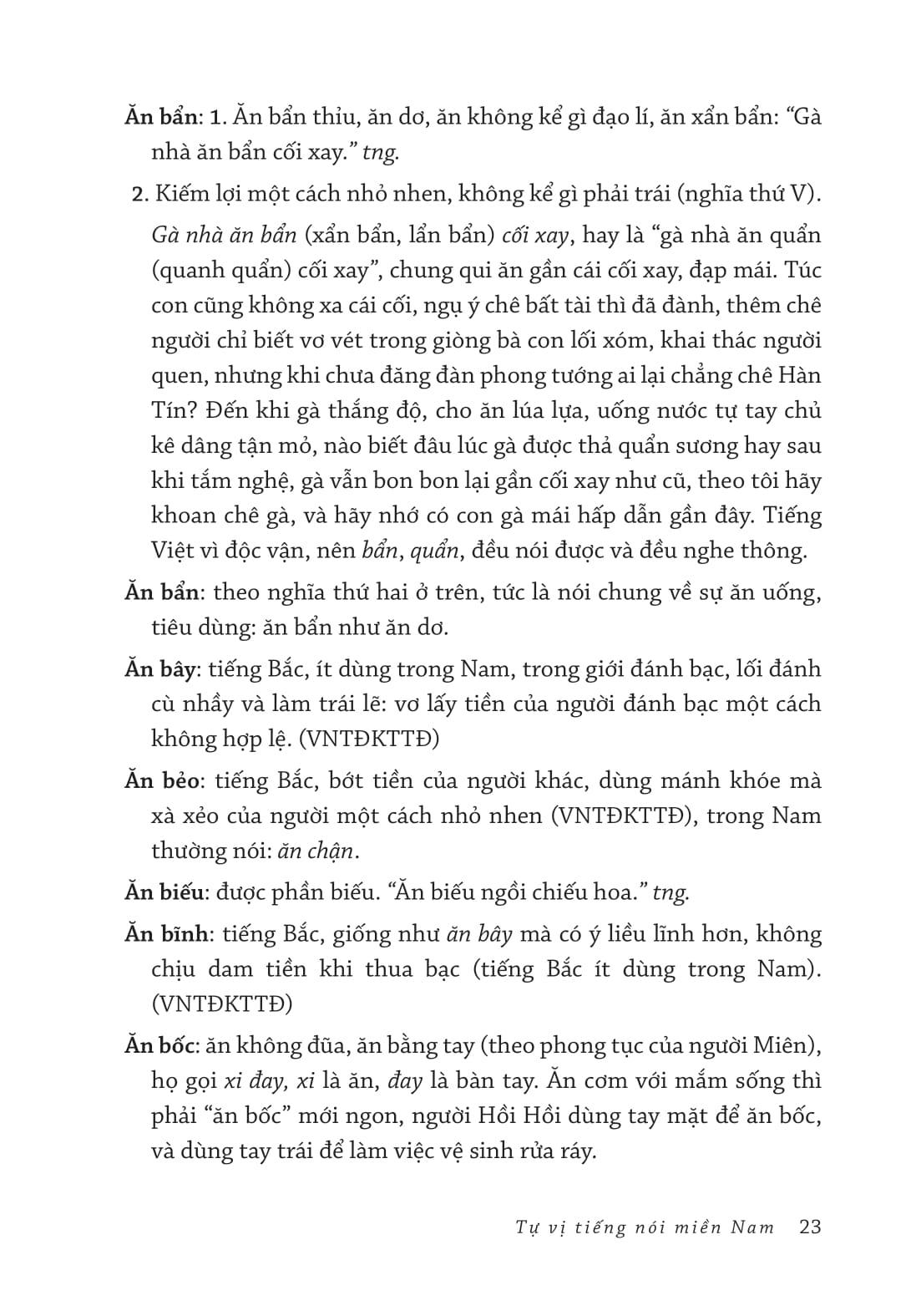 Sách - Tự Vị Tiếng Nói Miền Nam - Bìa Cứng