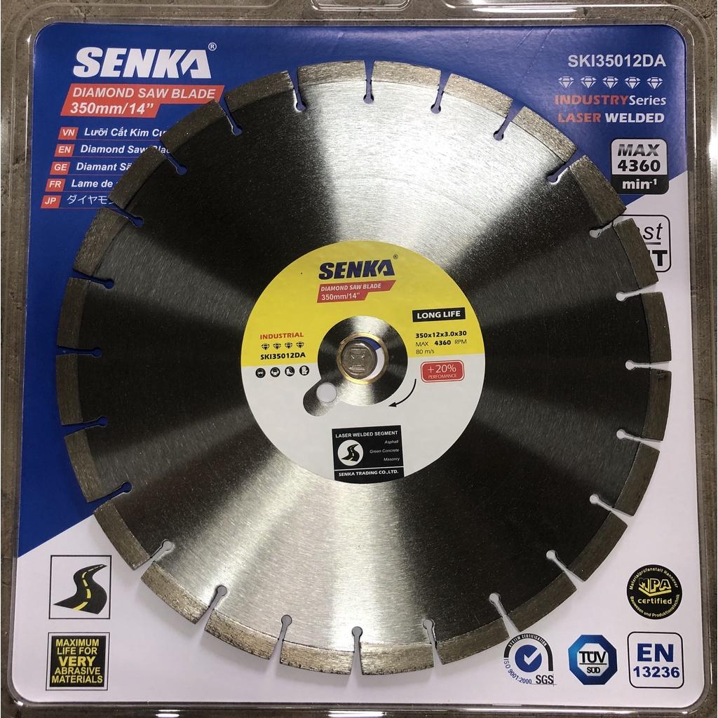 SENKA 1 Lưỡi cắt chuyên BÊ TÔNG (ASPHALT) NHỰA ĐƯỜNG Ø350MM x Me 12mm