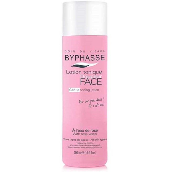 NƯỚC HOA HỒNG LOTION TONIQUE Byphasse 500ml - màu hồng, mọi loại da